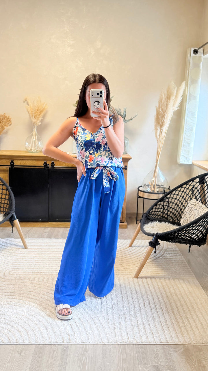 Pantalon Candice bleu