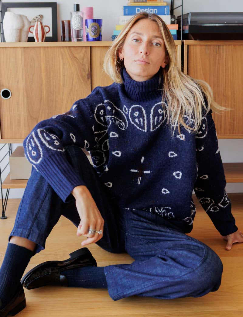 Pull marine Berel — Maison Juliette Vendôme