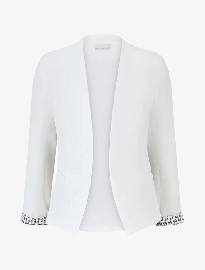 Veste Capucine — coupe droite, épaulettes