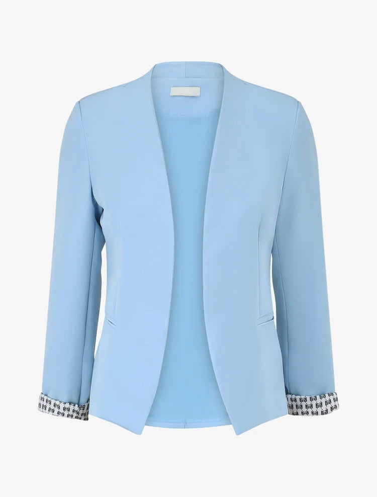 Veste Capucine — coupe droite, épaulettes