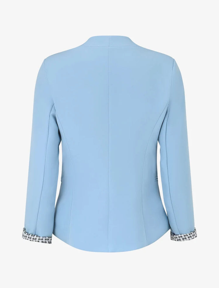 Veste Capucine — coupe droite, épaulettes
