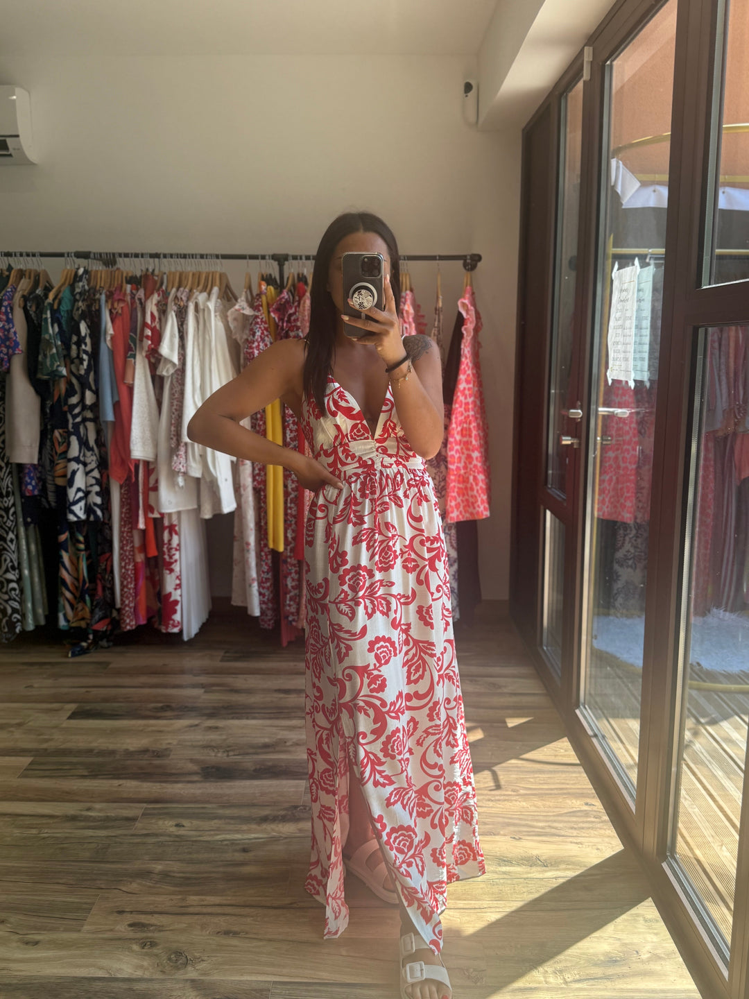 Robe Étienne rouge