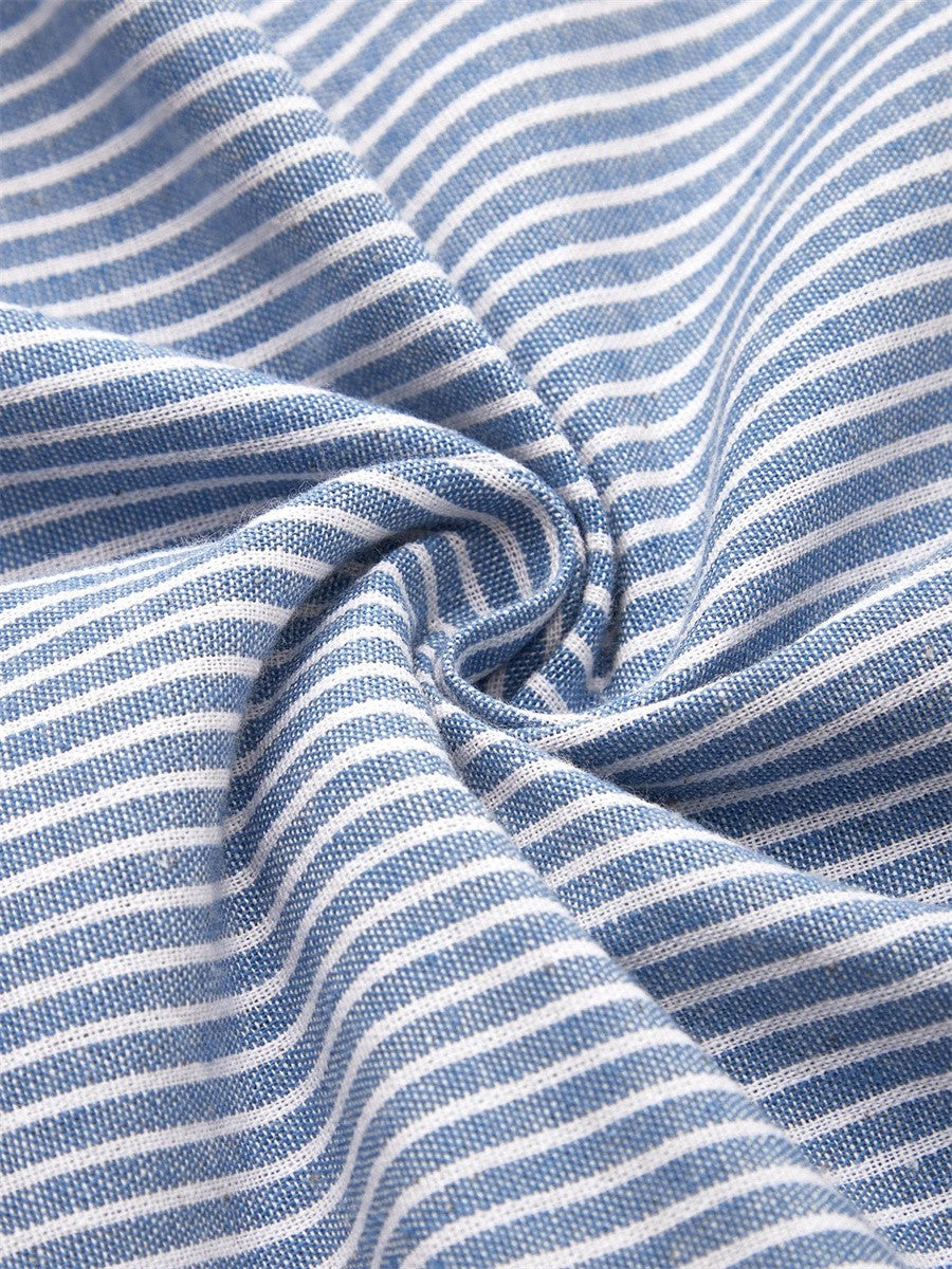 Ashley™ | Robe midi rayée