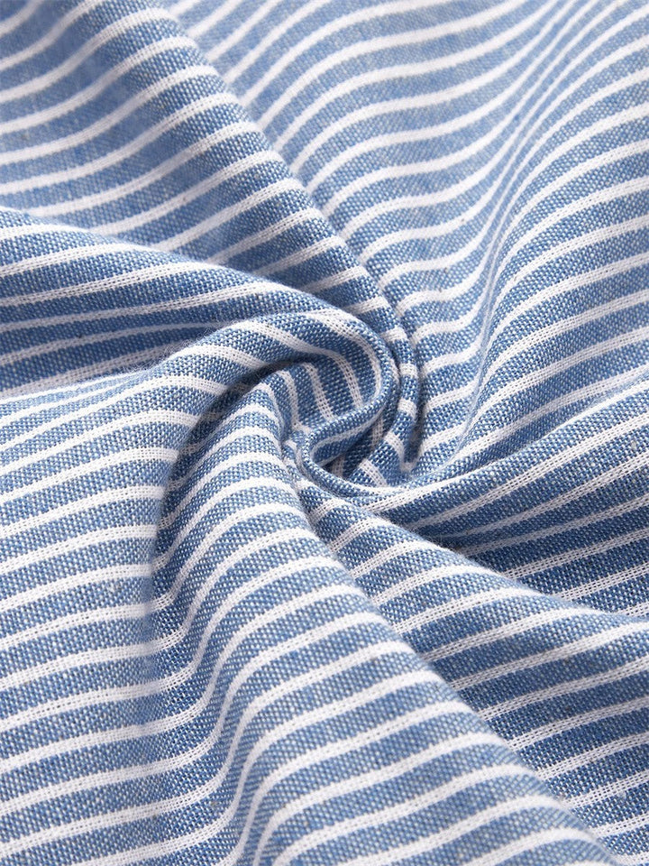 Ashley™ | Robe midi rayée