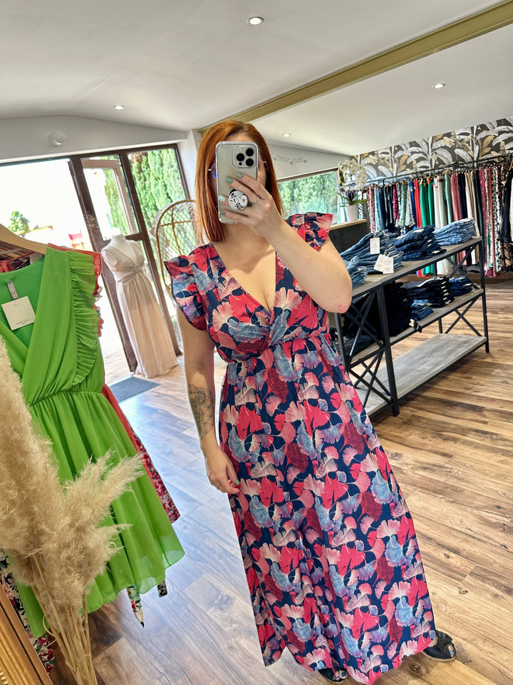 Robe longue alexandrine