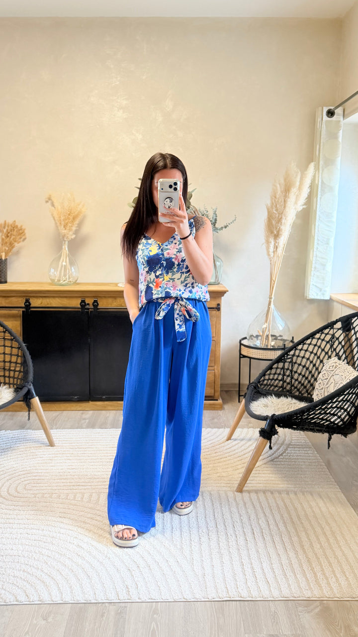 Pantalon Candice bleu