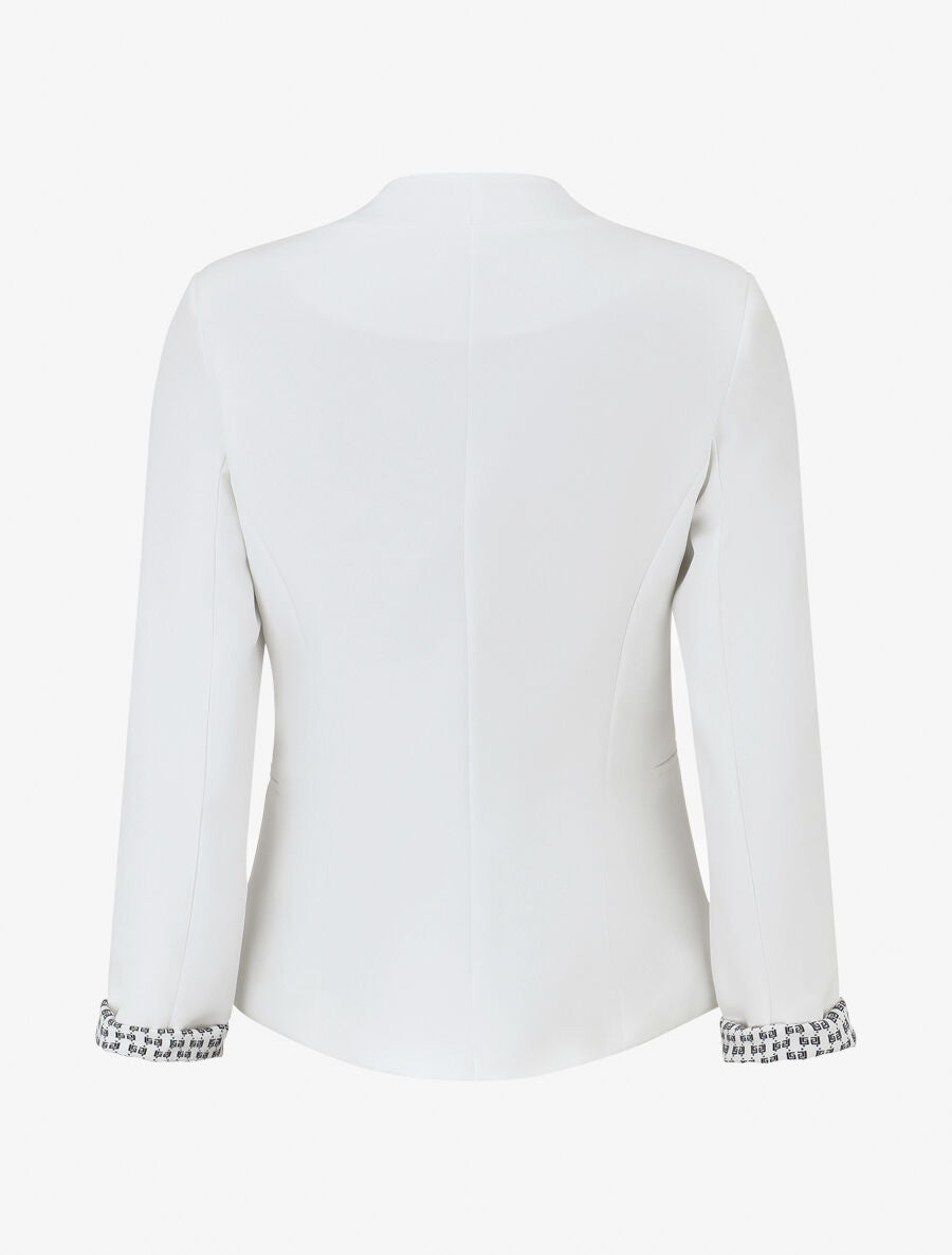 Veste Capucine — coupe droite, épaulettes