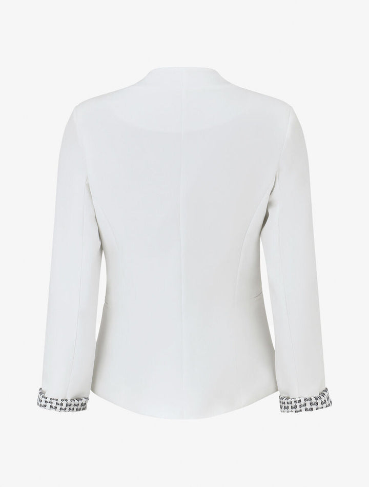 Veste Capucine — coupe droite, épaulettes