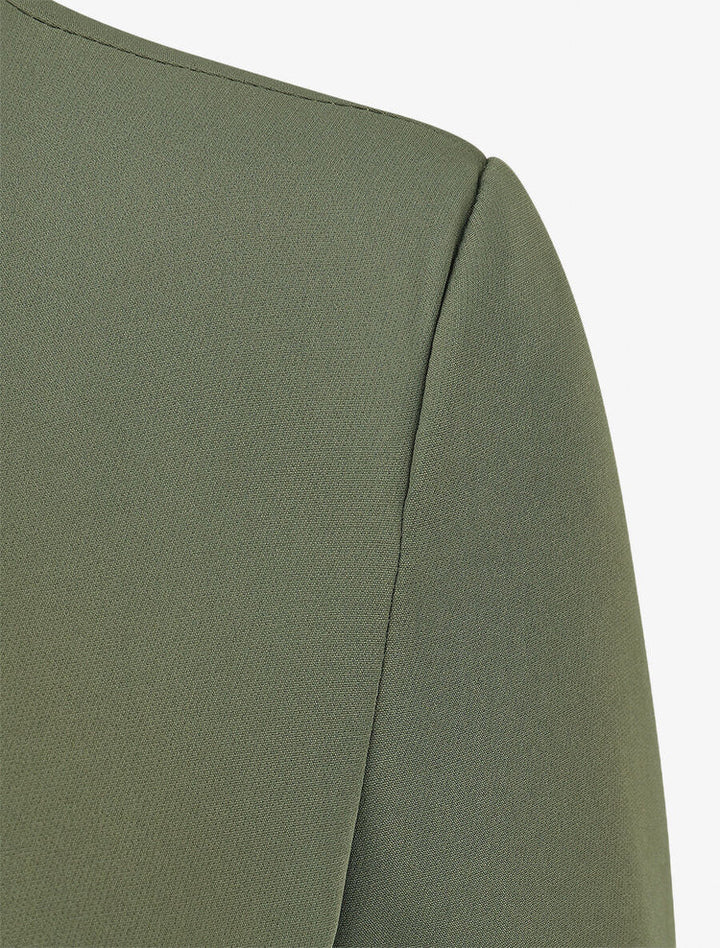 Veste Capucine — coupe droite, épaulettes