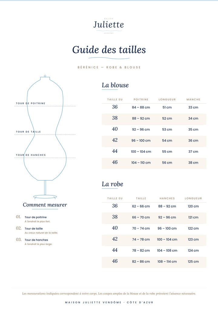 Bérénice | Robe avec blouse