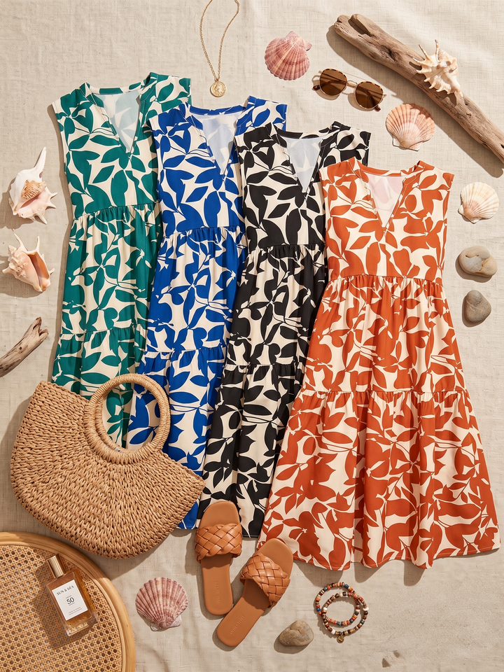 Robe Tasha — fluide, imprimé fleuri