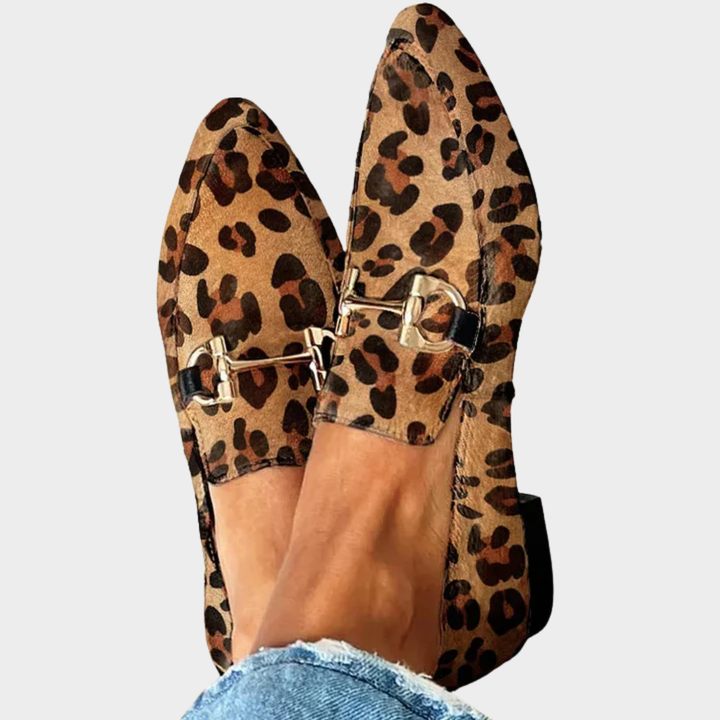 Gia - Mocassins Élégants Léopard