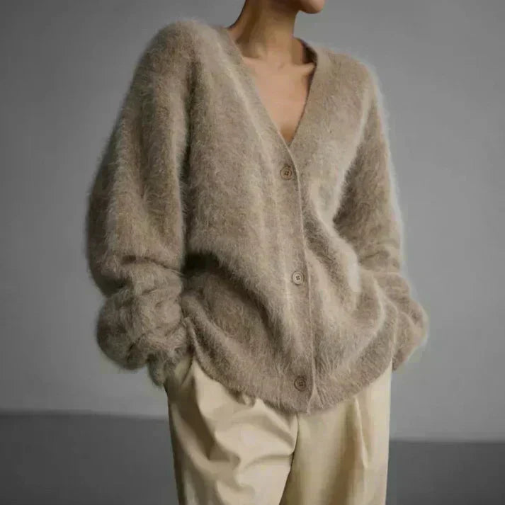 Théa | Pull col rond en maille douce, tons neutres