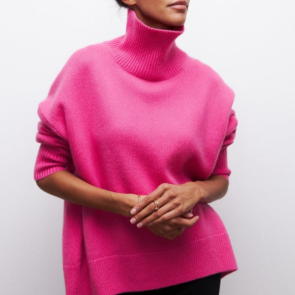 Prune | Pull col montant, huit couleurs