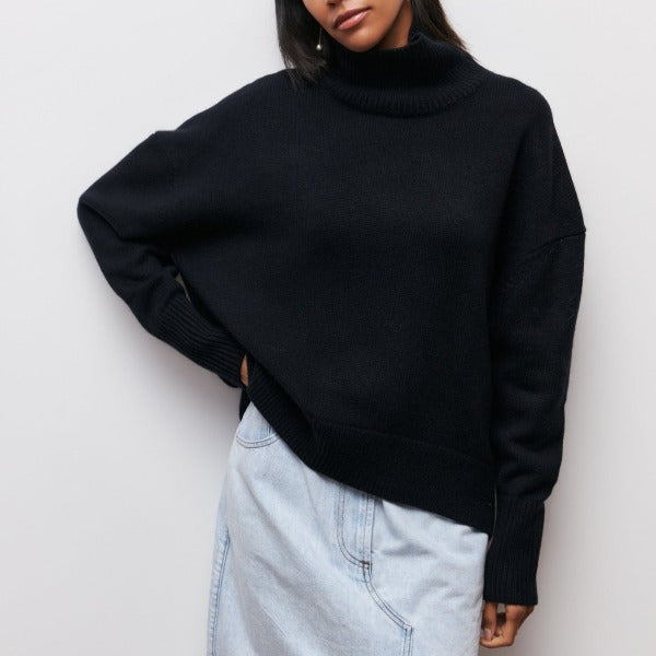Prune | Pull col montant, huit couleurs