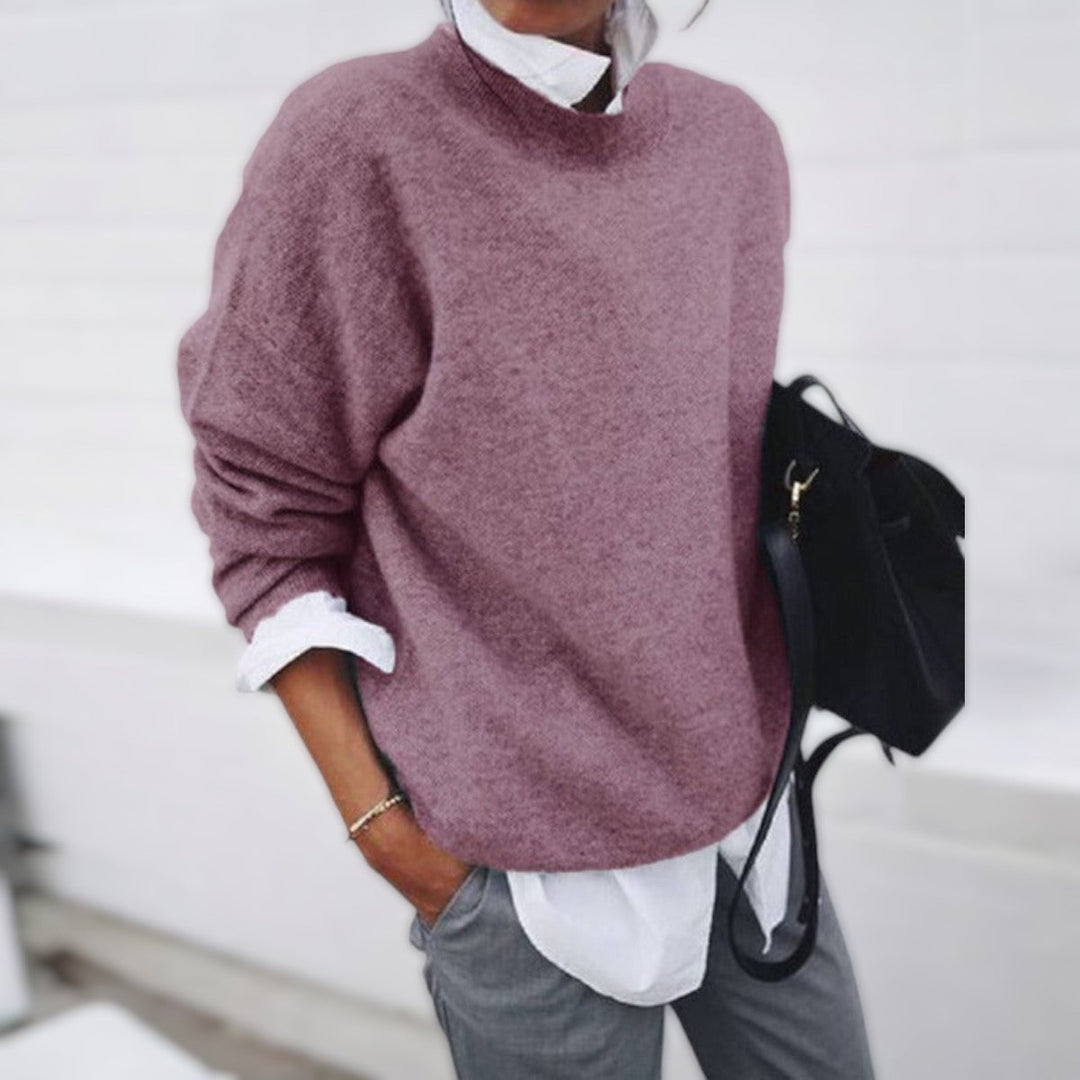 Mathilde | Pull ample et doux, manches longues