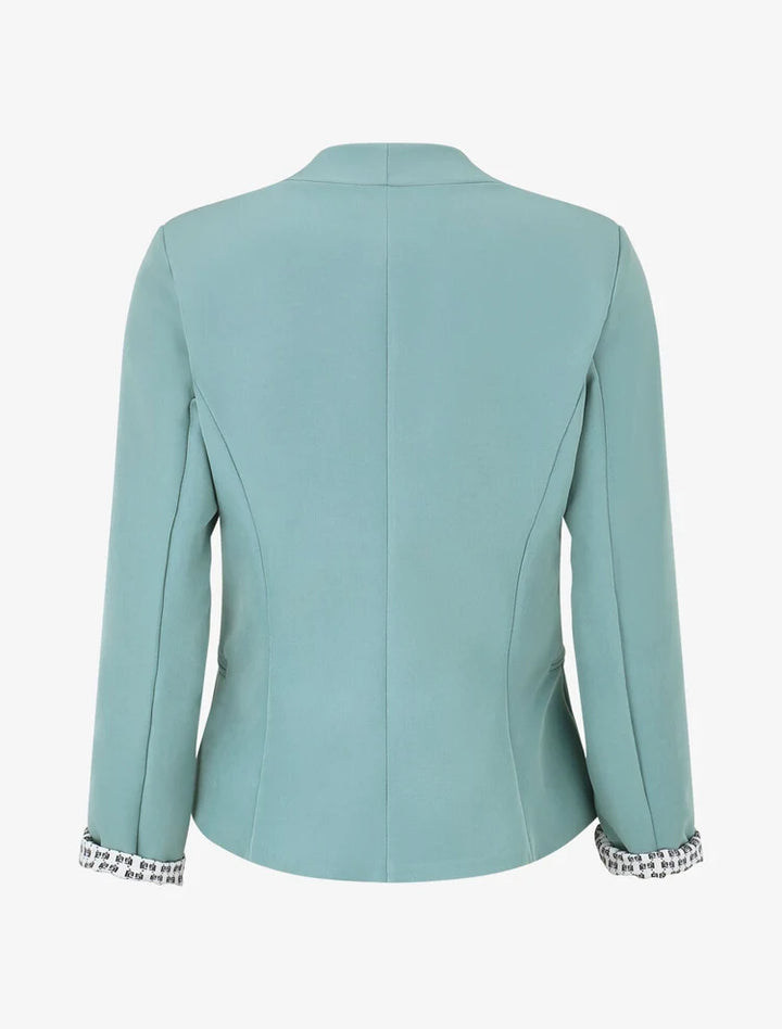 Veste Capucine — coupe droite, épaulettes