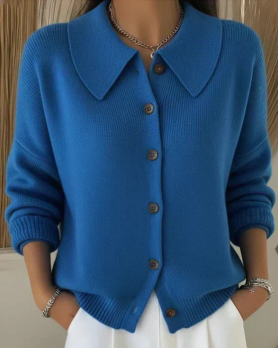 Vespera™ | bouton Collar cardigan