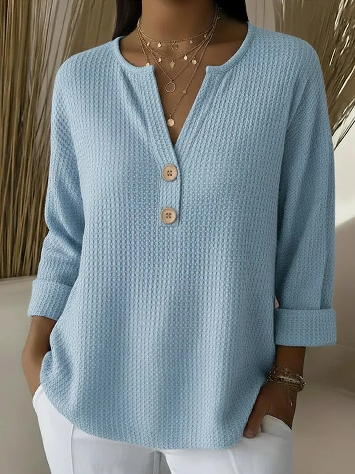 Lucinda™ | Henley bouton haut