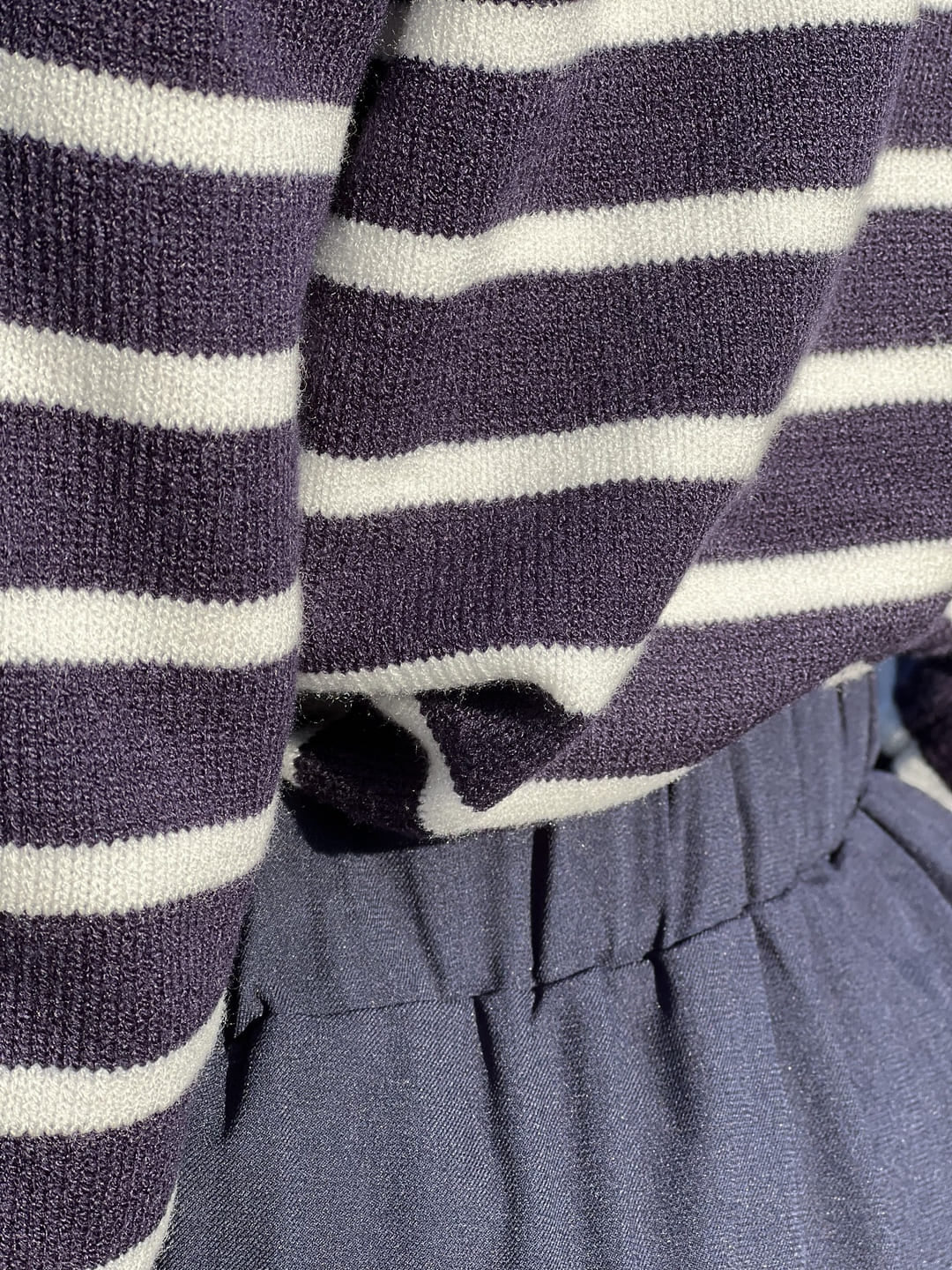 Pantalon Zélie — coupe droite, taille haute, ceinture à nouer