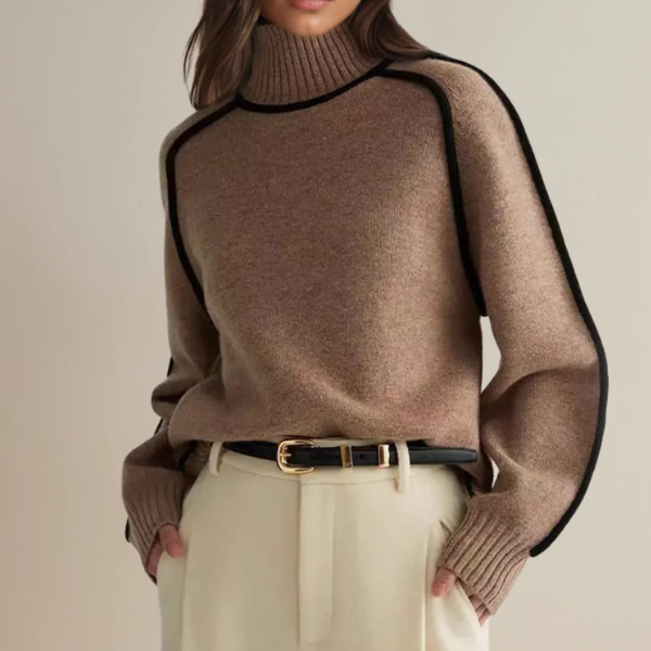Estelle | Pull en maille douce, trois neutres