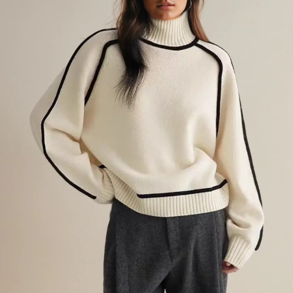 Estelle | Pull en maille douce, trois neutres